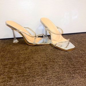 Brand new rhinestone heels